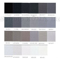 ROBERT KAUFMAN “KONA COTTON SOLID” Gray-Black by the 1/2 yard
