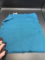 Lot Pendleton Woolen Mills Knit Trim Tube Fabric Remnants Brown Black Turquoise