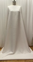 100% Silk Dupioni White Luxurious Fabric 40mm 2.75 Yard Long 45″ Wide