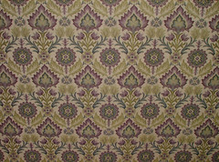 Arts And Crafts Grape Woven Jacquard Fabric Curtain Upholstery Cushion Multi Use