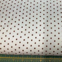 CAMELOT FABRICS – FLANNEL #21179911B-04 BROWN ON BLUE, 42″ W- BY THE YARD