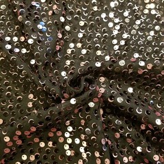 Black & Champagne Pink Sequined Chiffon – So Gorgeous!