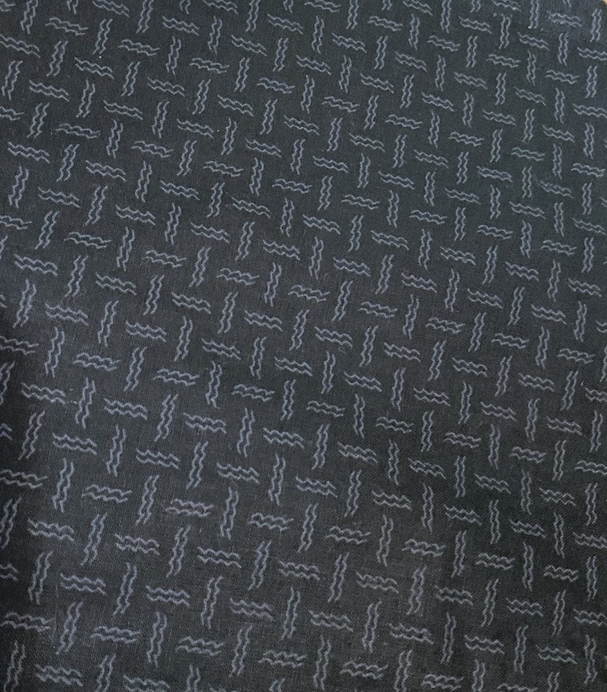 One & 1/3 Yd Black 100% Cotton