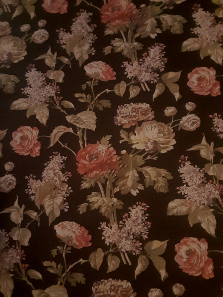 Waverly CLIFFSIDE COTTAGE Floral French Country Upholstery Fabric 3 1/2 Yards