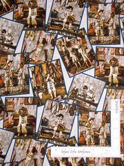 Baseball Sport Base Ball Scenes Fabric By the Yard Cotton Elizabeths Studio