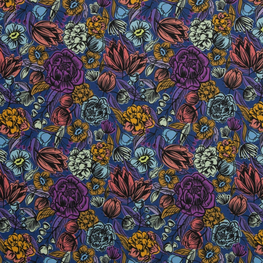 Preorder 1M X 1.55M Happy Collection By Cherry Picking Oxford Fabric