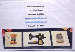 Lot of 5 Quilt Kits Patterns & Fabric Row By Row Boats Sewing Sailing Buttons