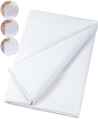 PLANTIONAL Woven Cotton Iron-On Fusible Interfacing: 44 Medium Weight, White