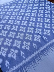 Thai Ikat Cotton Blend Fabric – Soft Touch Textile for Dresses, Craft & etc.