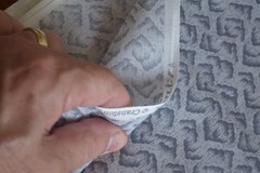 By 1/2 Yd, Gray Print on Gray Quilt Cotton, Cranston/VIP, N571