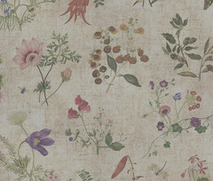 SOFAS & STUFF CURTAIN/UPHOLSTERY FABRIC DESIGN Wildflowers 2.4 MTRS RHS COLL