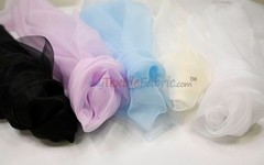 Sheer Japanese Super Organza Fabric Sold by the Continuous Yard | 100% Poly 60″