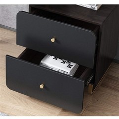 Mesheshe Self Adhesive Felt Fabric, Soft Velvet Drawer 17″W x 130″L, Black