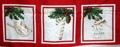 WINTER LODGE LET IT SNOW PANEL FROM STUDIO E – 100% COTTON FABRIC