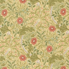 Morris Muse Parchment/Sage Bundle 11 Prints FQ 1/2 yd 1/4 yd Barbara Brackman
