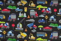 100% cotton juvenile fabric “Construction” by Fabric Traditions