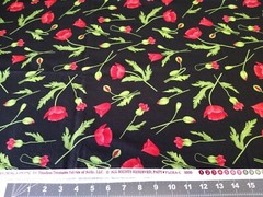 Poppies Flora-C 1050 by Chong A Hwang for Timeless Treasures – quilt fabric