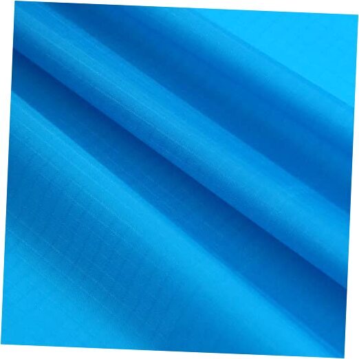 Fabric, Sky Blue Waterproof Ripstop Nylon Fabric 1Meter: 60″x39″ #07 Sky Blue