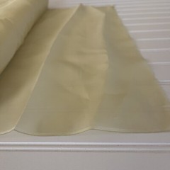 SILK Light Yellow FABRIC 6 Yards x 21 Inches Wide or 216 Inches x 21 Inches Wide
