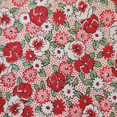 1930s Repro Fat Quarters 10 18×22 Quilting Cotton Red Pink Green Stash Builder