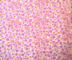 Cotton Fabric Floral With Berries 2.7 Yard Piece X WOF