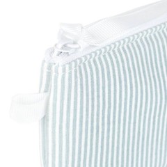 Sugar Paper Essentials 2pk Fabric Pouch Blue Floral/Blue Stripe