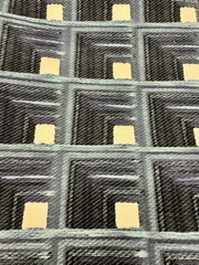 Clarke & Clarke Dimensional Weave Uphol Fabric- Oni / Indigo 1.45 yds F0959/03