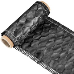 5Ft x 4 Inch Bee Hive Carbon Fiber Fabric Roll Sheet 3k Twill Weave 220g