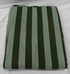 Indian Cotton Green Stripe Dressmaking, Sewing Running Cotton Fabric 7 Yards US