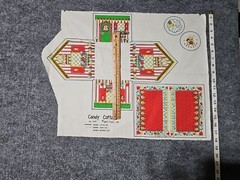 Candy Cottage Cut N Sew Panel 605F by Patch Press Vintage 1981 PANEL ONLY