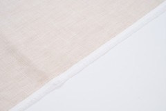 Luxury 100% Linen Trouser Fabric Ecru Beige 210g 1.6m For Bespoke Summer Pants