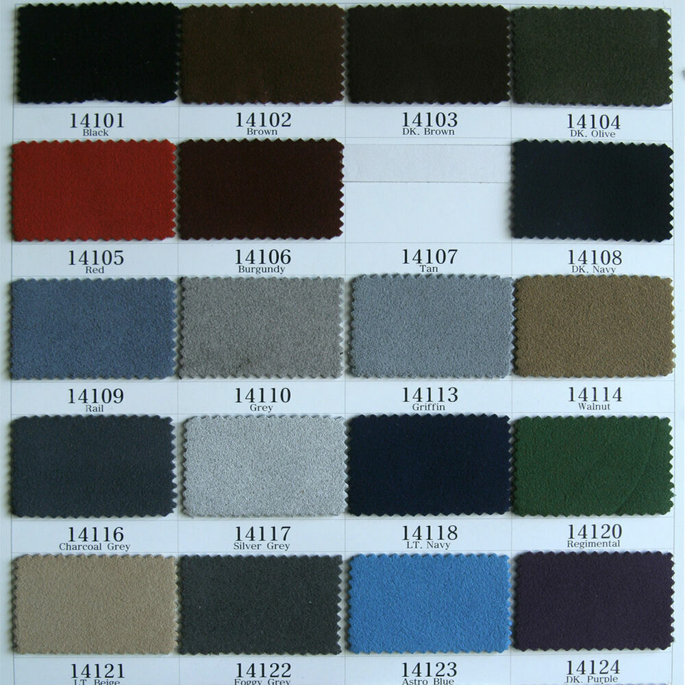 1.4MM HEAVY ULTRASUEDE CRAFT FAUX LEATHER POUCH BAG CHAPS CLOTH LABEL BLACK 54″W