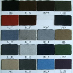 1.4MM HEAVY ULTRASUEDE CRAFT FAUX LEATHER POUCH BAG CHAPS CLOTH LABEL BLACK 54″W