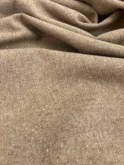 3 YDS Handwoven Natural Taupe Wool – Rustic Tweed SOFT Homespun 63″ wide 7.4 oz