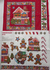 Christmas Fabric Cut & Sew #14 Projects Santa Pillows Stocking Vintage Hallmark