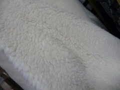 Sherpa Faux Fur Fabric 60″ Ivory Fleece BTY