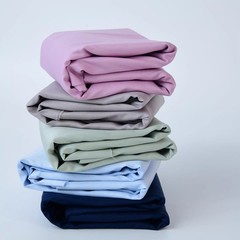 250cm Extra Wide Cotton Sateen Solid Fabric Bedding Sheet Duvet 1-10m