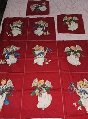 Lot Of Fabric Panels For Quilting,Pillows, Crafts Angels, Cars, Teddy Bear Etc