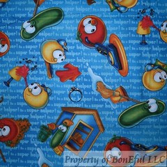 BonEFul FQ Cotton Quilt Black Dark Night ET Phone Home Movie Antique VTG Movie L