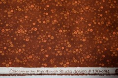 Classique Quilt Fabric Paintbrush Studio Orange Floral Cotton 1 Yd & 29″ x 42″