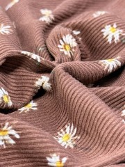 RIB 2×1 Knit Print 95% Polyester 5% Spandex 58/60″ Fabric By The Yard