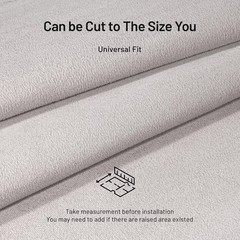 Suede Auto Headliner Fabric Grey 96″ L × 60″ W with Foam Backing