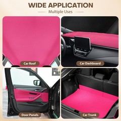 60”W Pre-Cut Automotive Suede Headliner Fabric w/ Foam Back Car DIY Replacement