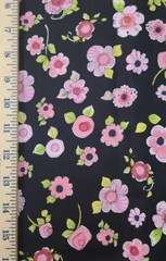 1yd x 42″ 100% cotton, Parlor Posies, Loralie Harris for Loralie Designs, Flower