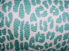 2-1/2Y Lee Jofa 2012116 Ocicat Teal Cheetah Spot Drapery Upholstery Fabric