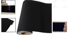 Self Adhesive Velvet Flock Backing Paper Liner for Jewelry Drawer Craft Black…