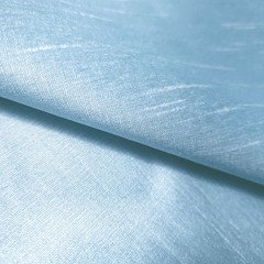 BIPPITY BOPPITY BLUE WHITE TWO TONE FAUX SILK POLY DUPIONI FABRIC 58″ BYTHE YARD