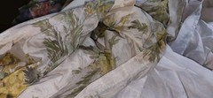 Big Lot of Fabric Quilting Crafts Lace Projects Various