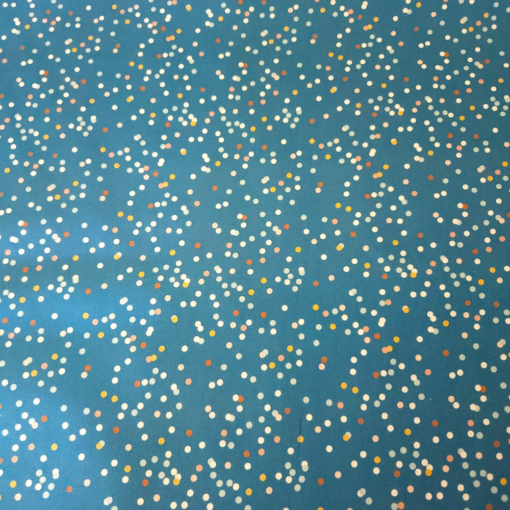 Woodland Hideaway BTY Heather Dutton P&B Textiles Polka Dots Rust Deep Blue