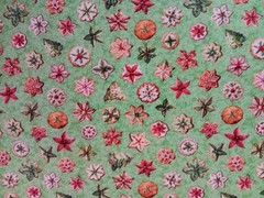 Cotton Quilt Sew Fabric Digital Print CHRISTMAS COOKIES Soft Brushed Cotton BTY